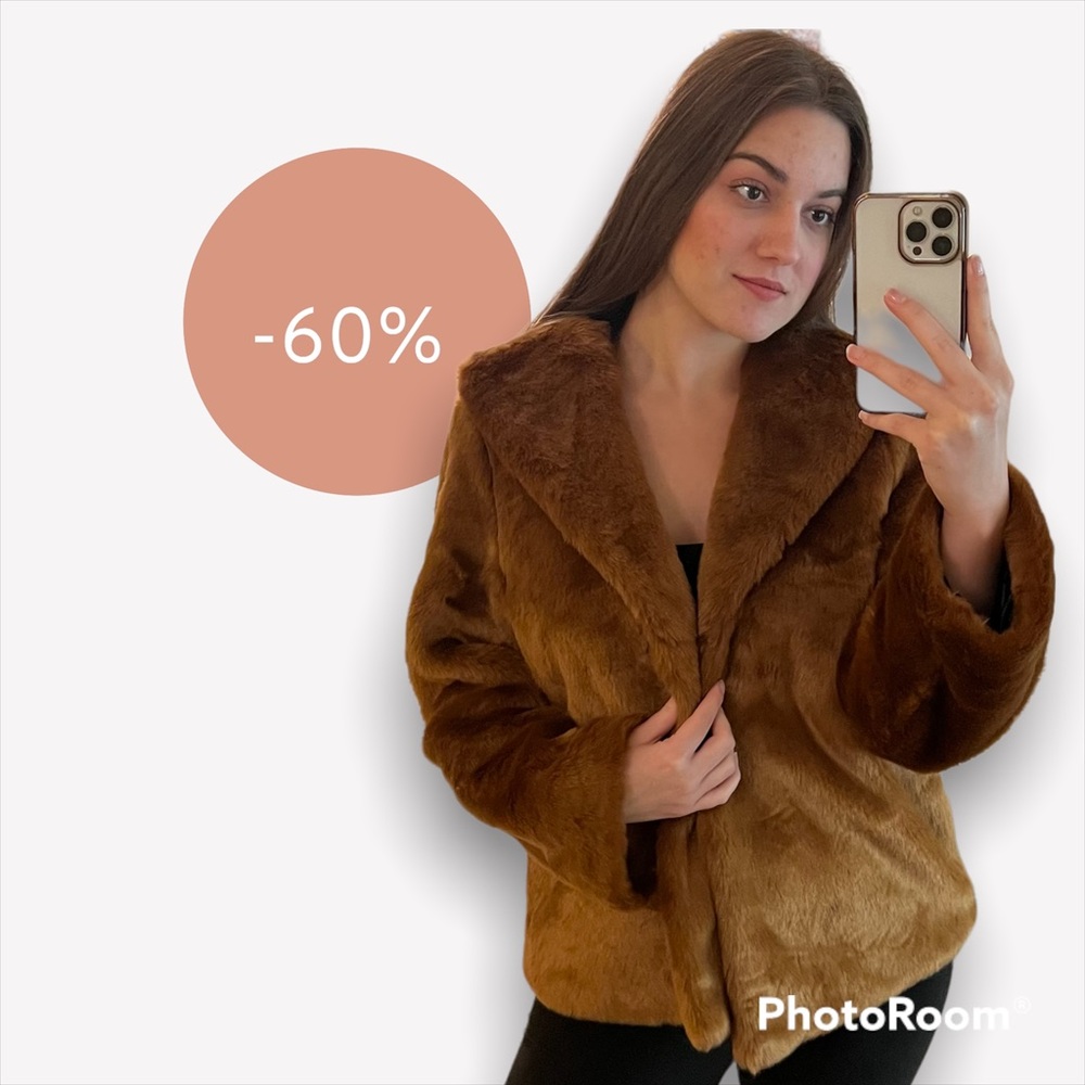 Society Amuse Faux Fur Coat
